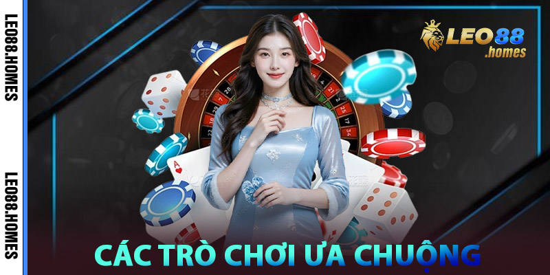 Các trò chơi ưa chuộng trong Game Bài Leo88